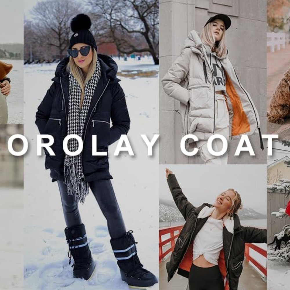 Orolay Women's Thickened Down Jacket Warm Winter Down Coat